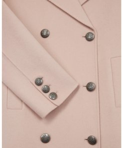 The Kooples Double-Breasted Wool Coat
