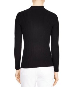 Sandro Gabrielle Ribbed Fine-Knit Buttoned Cardigan