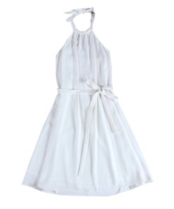 Theory Nayline Elevate Crepe Halter Dress