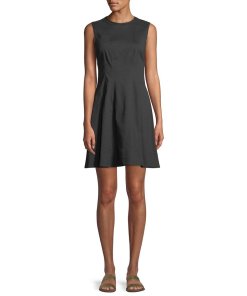 Theory Modern Tea Organic Crunch Linen Dress