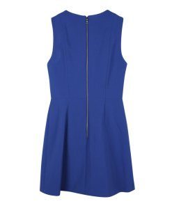 Alice + Olivia Lennon Surplice Sleeveless Side-Zip Mini Dress