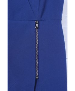 Alice + Olivia Lennon Surplice Sleeveless Side-Zip Mini DressAlice + Olivia Lennon Surplice Sleeveless Side-Zip Mini Dress