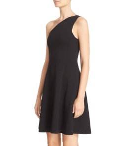 Theory Leainna Fixture Ponte One-Shoulder Dress