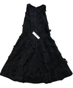 Alice + Olivia Tevin Floral Appliqué Dress