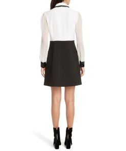 Kate Spade Leopard Appliqué Mini Shirtdress