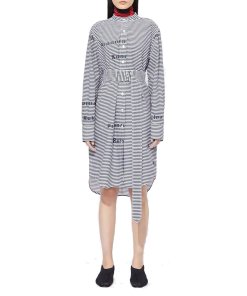Proenza Schouler PSWL Stripe Poplin Shirt Dress