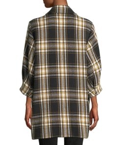Alice + Olivia Lance Seamed Oversized Coat