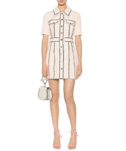 Veronica Beard Azra Cotton-Blend Mini Dress