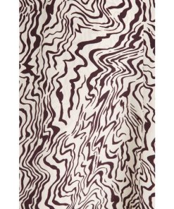 Chloé Long-Sleeve Button-Down Wave-Print Silk Crepe Shirtdress