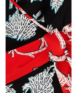 Diane von Furstenberg Alexia Floral-Print Wrap Top