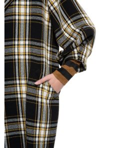 Alice + Olivia Lance Seamed Oversized Coat