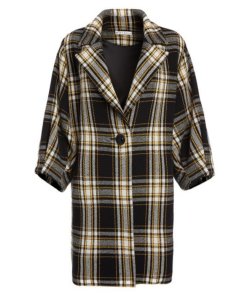 Alice + Olivia Lance Seamed Oversized Coat