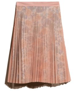 Burberry Brit Watercolor Roses Pleated Tulle Skirt