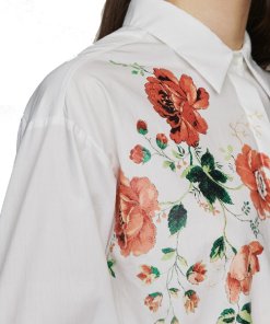 Maje Cravi Floral Print Shirt