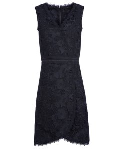 Alice + Olivia Lennon V-Neck Lace Mini Dress