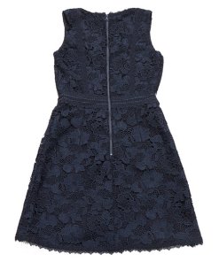 Alice + Olivia Lennon V-Neck Lace Mini Dress