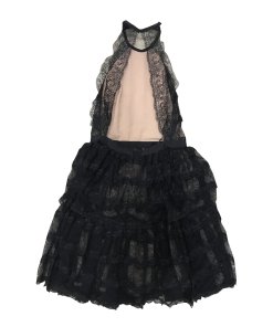 Alexis Coretta Ruffled Lace Halter Dress