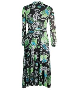 Diane von Furstenberg Phoenix Wrap Mesh Dress