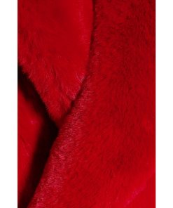 Alice + Olivia Montana Double-Breasted Faux Fur Coat