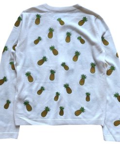 Alice + Olivia Pineapple Embroidery Cardigan