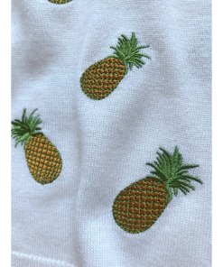 Alice + Olivia Pineapple Embroidery Cardigan