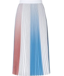 Reiss Nina Pleated Color-Block Skirt