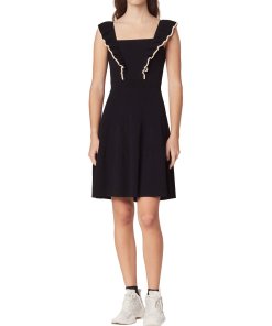 Sandro Ristian Frilled Short Dress