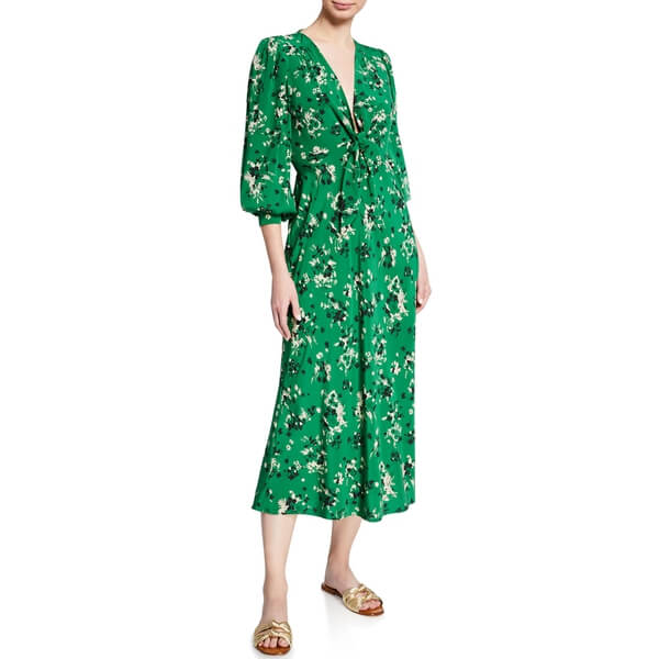 chinese dress ladies Cromwell Long-Sleeve Mini Dress in Ecru Multi