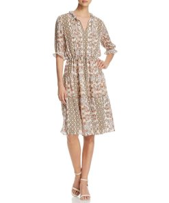 Tory Burch Serena Printed Silk Dress
