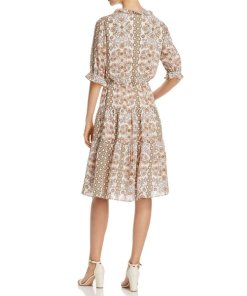 Tory Burch Serena Printed Silk Dress