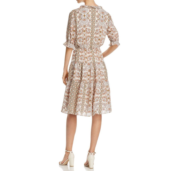 green emerald velvet dress Tory Burch main image 0