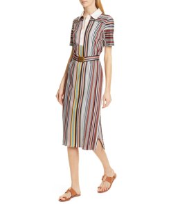 Tory Burch Striped Polo Dress