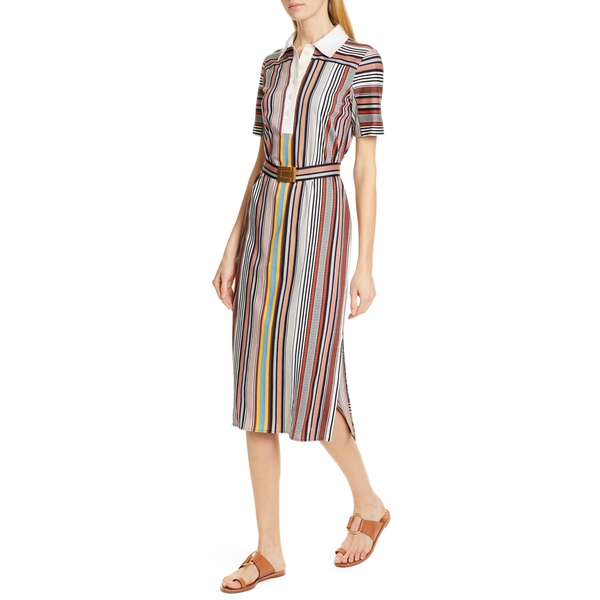 Tory Burch Striped Polo Dress