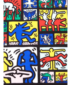 Alice + Olivia x Keith Haring Riley A-Line Mini Skirt