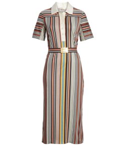 Tory Burch Striped Polo Dress