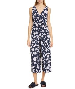 Kate Spade Splash Tie Waist Jumpsuit