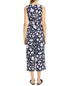 Kate Spade Splash Tie Waist Jumpsuit