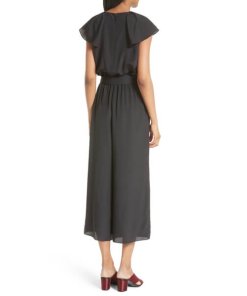 Kate Spade Embroidered Lace Yoke Jumpsuit