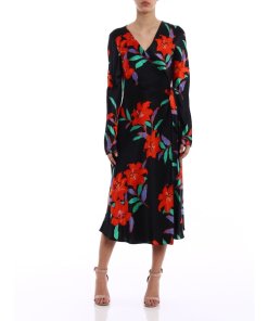 Diane von Furstenberg Tilly Argos Floral Wrap Dress