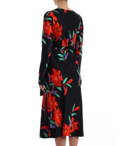 Diane von Furstenberg Tilly Argos Floral Wrap Dress
