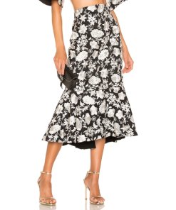 Alexis Reece Embroidered Floral Skirt