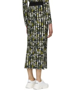 Kenzo Phoenix Rib Knit Midi Skirt
