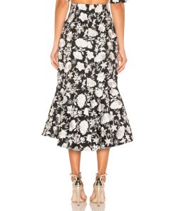 Alexis Reece Embroidered Floral Skirt
