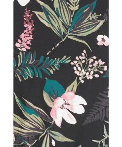 Kate Spade New York Botanical Lace-Inset Poplin Dress