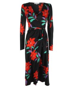 Diane von Furstenberg Tilly Argos Floral Wrap Dress