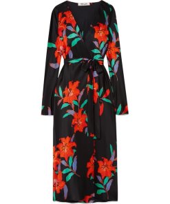Diane von Furstenberg Tilly Argos Floral Wrap Dress