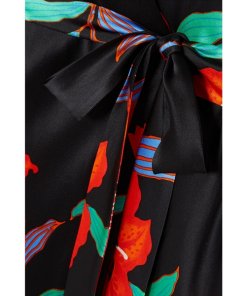 Diane von Furstenberg Tilly Argos Floral Wrap Dress