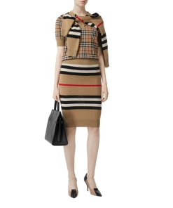 Burberry Chatterton Archive Check Merino Wool Polo Sweater