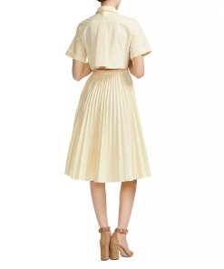 Maje Rivers Embroidered Shirt Dress