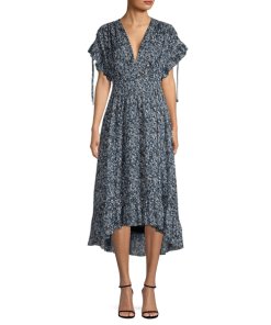 Robert Rodriguez Marie Ditsy Floral Midi Dress